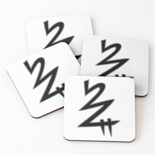 Item preview, The mighty Outer Core Logo in Black and White designed and sold by GALAXY OF HYPERVILLAINS.