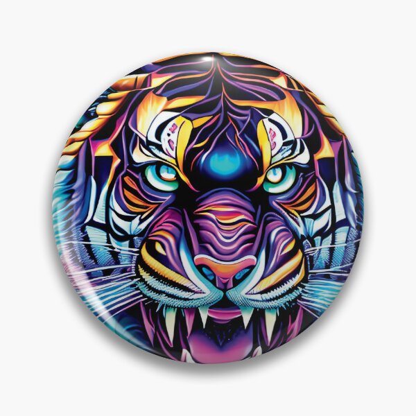 Item preview, Cosmic Psychadelic Tiger 001 designed and sold by ElectraW.