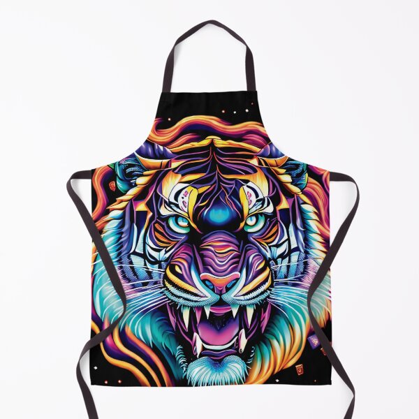 Item preview, Cosmic Psychadelic Tiger 001 designed and sold by ElectraW.