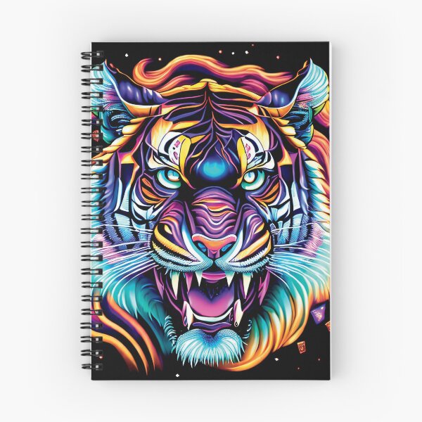 Item preview, Cosmic Psychadelic Tiger 001 designed and sold by ElectraW.
