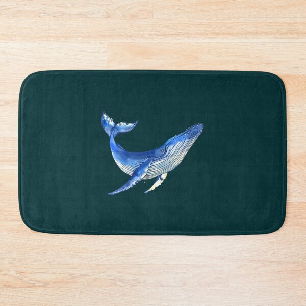 Item preview, Watercolor whale   designed and sold by NicoleWanzo.