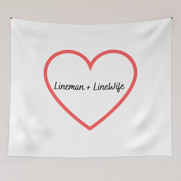 Item preview, Lineman and Linewife l Heart designed and sold by GabbyC03.
