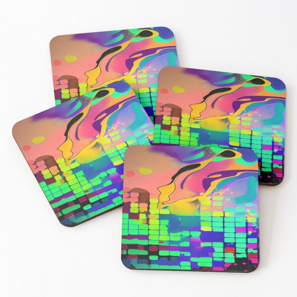Item preview, Abstract Female in Geometric Block City Structure designed and sold by deniselynnimage.