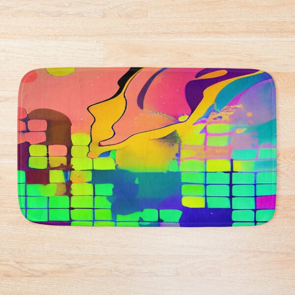 Item preview, Abstract Female in Geometric Block City Structure designed and sold by deniselynnimage.