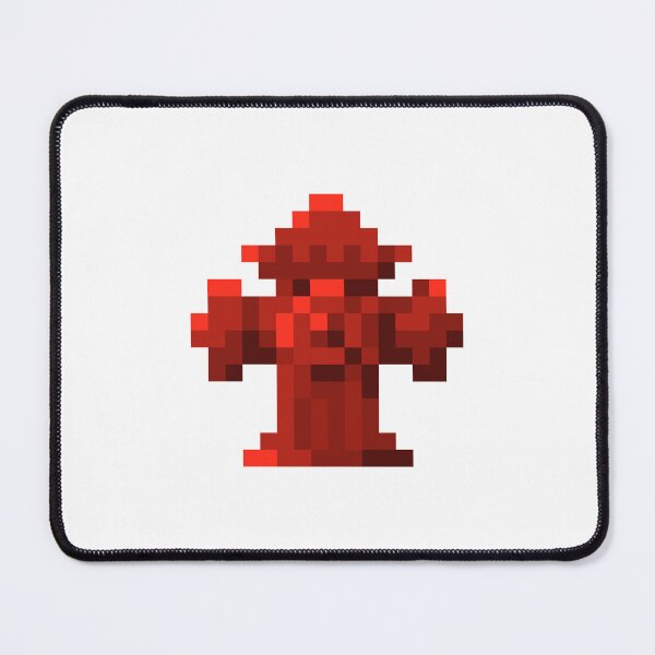 Item preview, Red Fire Hydrant  Pixel Art | Street Theme Design designed and sold by anycolorart.