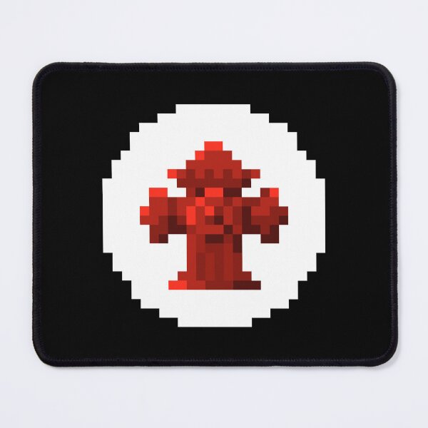 Item preview, Red Fire Hydrant  Pixel Art | Street Theme Design designed and sold by anycolorart.