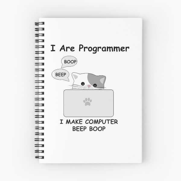 Item preview, I Are Programmer Cat Beep Boop designed and sold by Artgaus1.