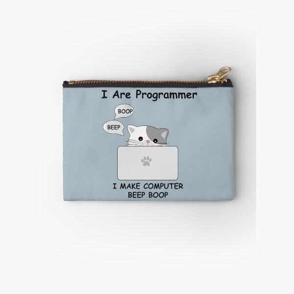 Item preview, I Are Programmer Cat Beep Boop designed and sold by Artgaus1.