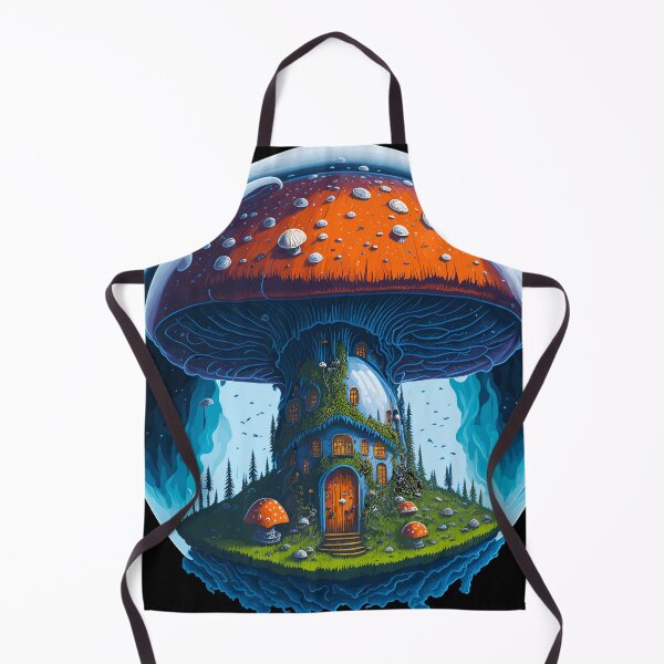 Item preview, A Whimsical Retreat - Mushroom House Inside Bubble designed and sold by TheGreatExpanse.
