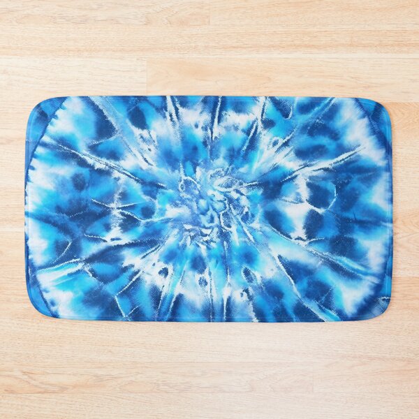 Item preview, Blue Shibori Dye-Ice Tie Dye  designed and sold by Tamas Das.