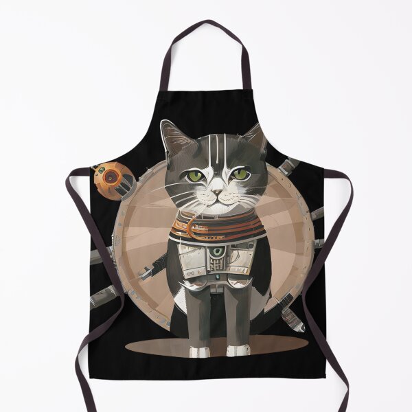 Item preview, Katana-Wielding Feline - A Samurai Cat AI Creation designed and sold by Mechanical-Artt.