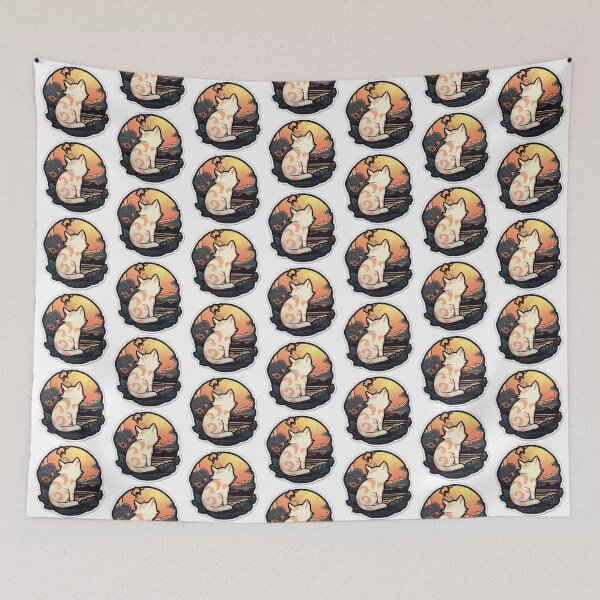 Item preview, Aesthetic Cat Miaw, Cat Sunrise designed and sold by FantasySoul.