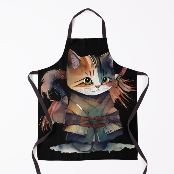 Item preview, The AI-Generated Samurai Cat designed and sold by Mechanical-Artt.