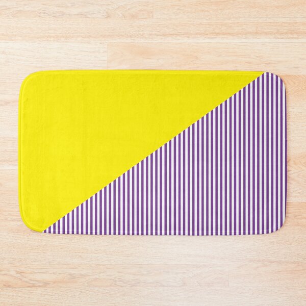 Item preview, Triangle and Stripes | Mixed Patterns | Yellow and Purple designed and sold by rsty11.