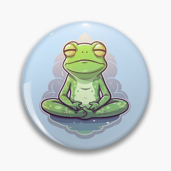 Item preview, Meditating frog, meditation designed and sold by DerSenat.