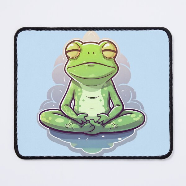Item preview, Meditating frog, meditation designed and sold by DerSenat.