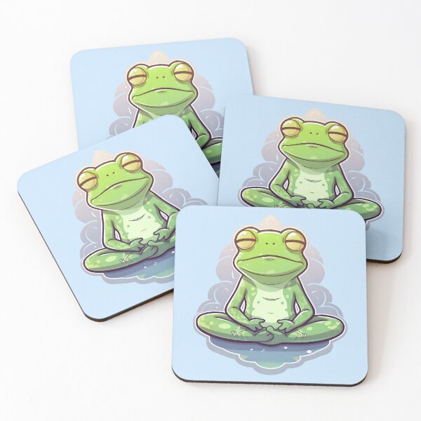Item preview, Meditating frog, meditation designed and sold by DerSenat.