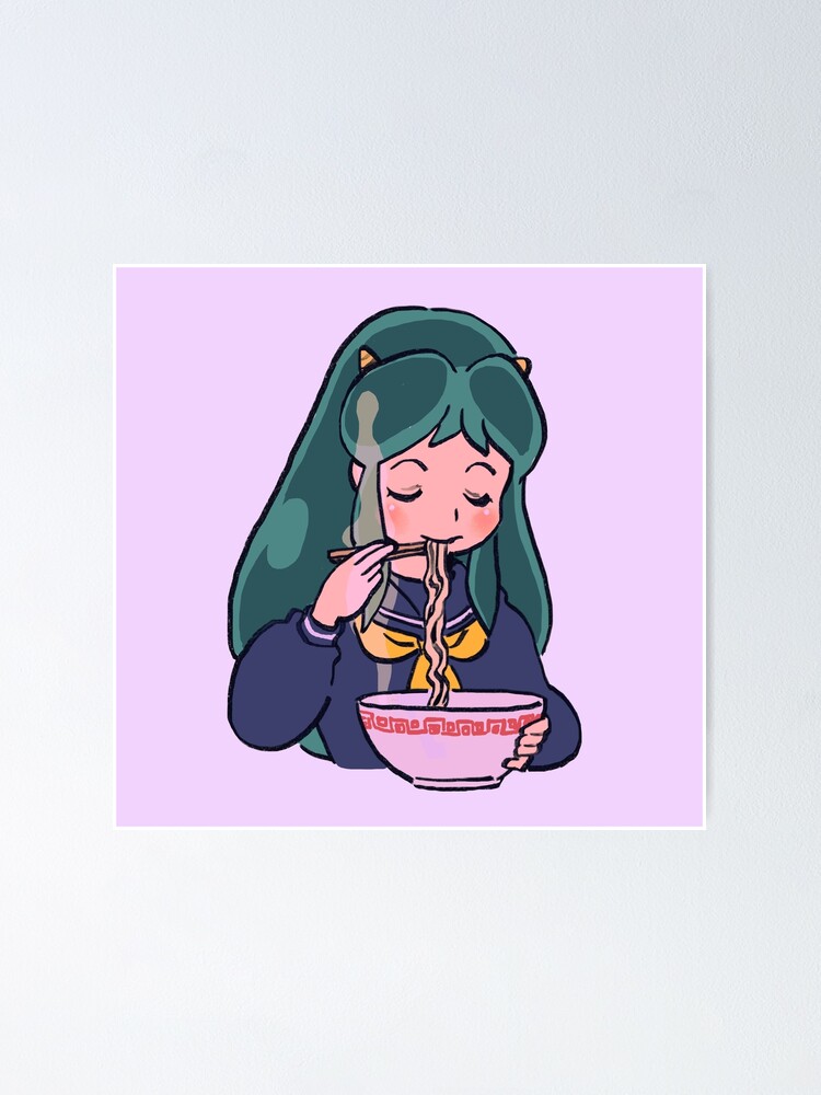 I draw cute anime girl eating ramen / Menhera Shoujo Kurumi-chan - Anime  Ramen - Mug