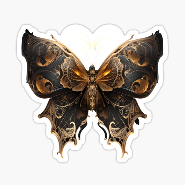 Skull Butterfly Aesthetic Goth Gothic Soft Grunge Sticker by Tony