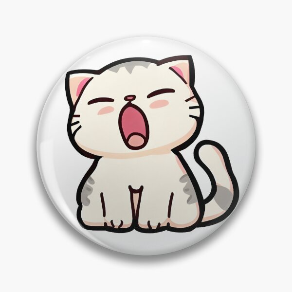 Item preview, Kawaii Yawn Cat designed and sold by PI-CO.