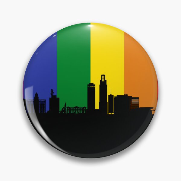 Item preview, Omaha Nebraska Skyline designed and sold by ArtPrints.