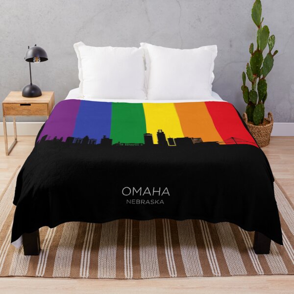 Item preview, Omaha Nebraska Skyline designed and sold by ArtPrints.