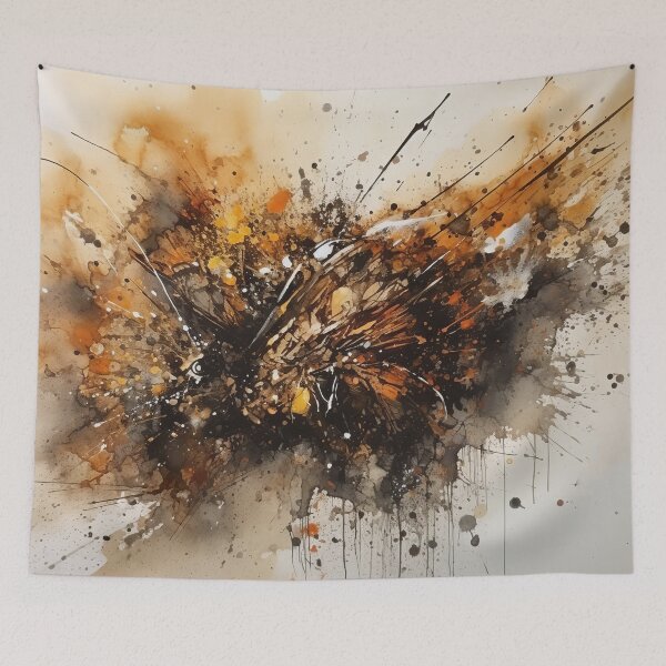 Item preview, Earthy Hues Abstract Fusion designed and sold by Paintings By Simon .