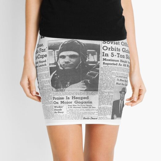 Man Enters Space #man #enters #space #matureadult #adult #newspaper #people #text #portrait #print #journalist #business #press #journalism #coverage #real #people #black  #white #monochrome #bright Mini Skirt