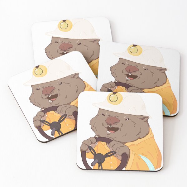 Item preview, Grumpy truckie wombat designed and sold by Tired manuporter.