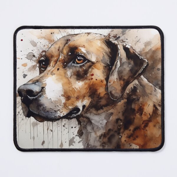Item preview, Adorable Canine Watercolor Charm designed and sold by Paintings By Simon .