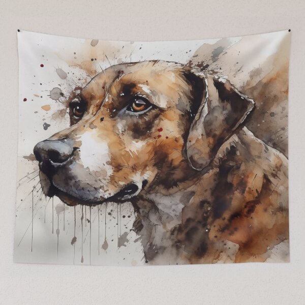 Item preview, Adorable Canine Watercolor Charm designed and sold by Paintings By Simon .