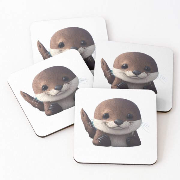 Item preview, Cute Adorable Chibi Sea Otter designed and sold by ChibiArtline.