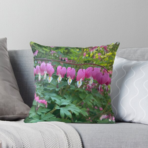 Item preview, Bleeding hearts flower pink photography designed and sold by AlpacaSparkles.