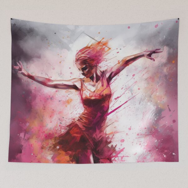 Item preview, Energetic Pink Dancer Enchantment designed and sold by Paintings By Simon .