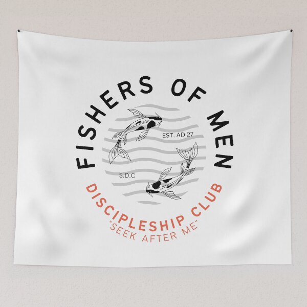 Item preview, Fishers of Men | Discipleship Club | Alternate | Christian Design designed and sold by SenehDesignCo.