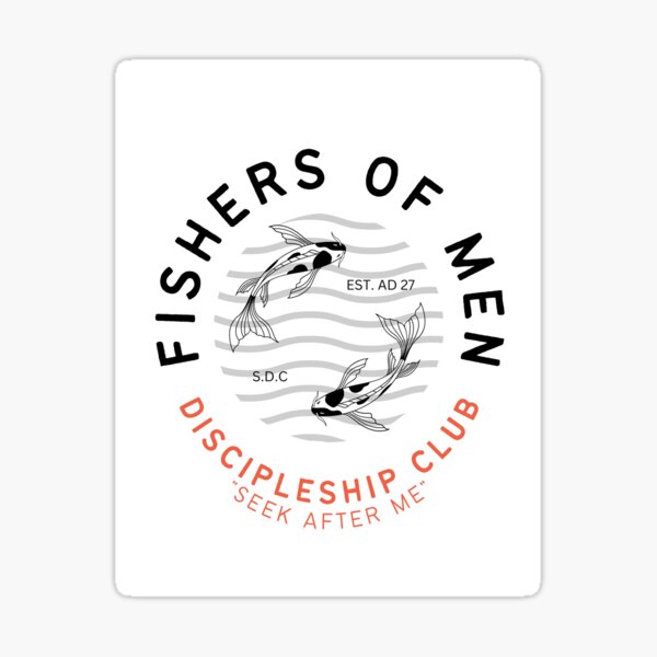 Item preview, Fishers of Men | Discipleship Club | Alternate | Christian Design designed and sold by SenehDesignCo.