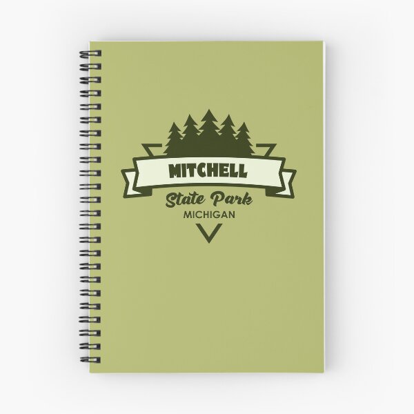 Item preview, Mitchell State Park Michigan Trees And Ribbon designed and sold by bivenart.