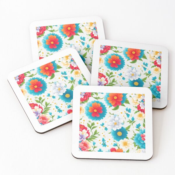 Item preview, red and white  flower  on a light background pattern designed and sold by jkrphoto.