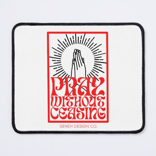 Item preview, Pray Without Ceasing | Hands | Christian Design designed and sold by SenehDesignCo.