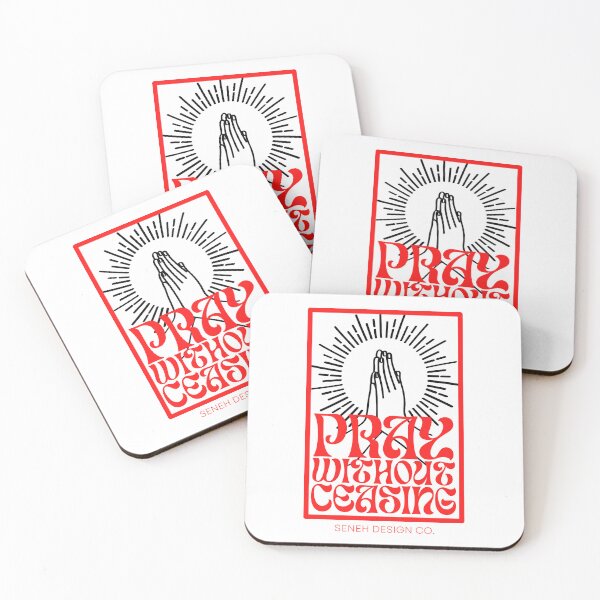 Item preview, Pray Without Ceasing | Hands | Christian Design designed and sold by SenehDesignCo.