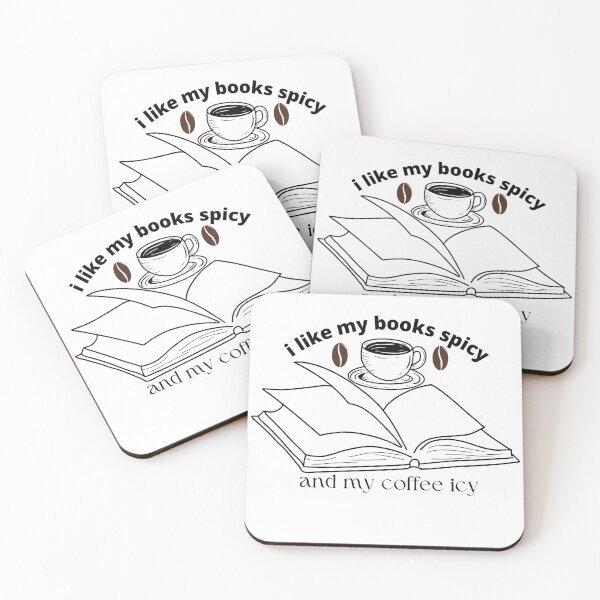 Item preview, I like my books spicy and my coffee here designed and sold by Mustaph-Shop.