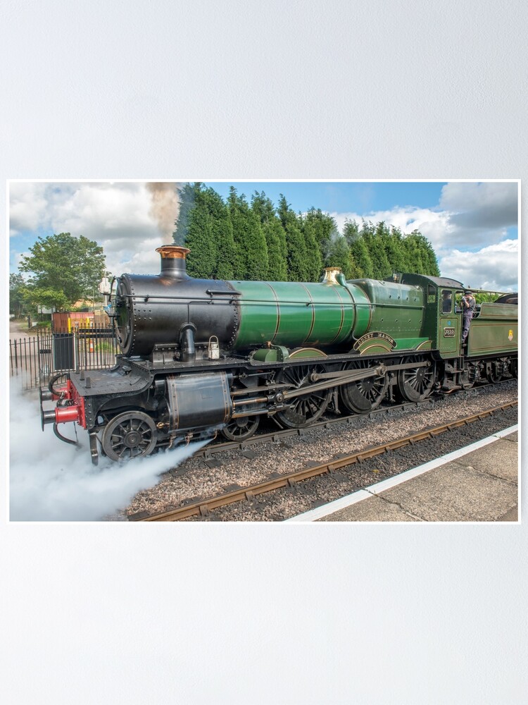 The Odney Manor Steam Loco West Somerset Railway Poster By Cameranick Redbubble