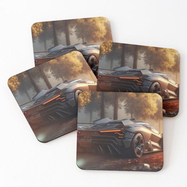 Item preview, Ultra Supercar With Beautiful Nature Background designed and sold by ByDigitalDream.