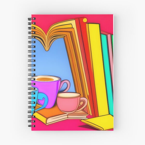 Item preview, Books and coffee designed and sold by LiteraryInk.