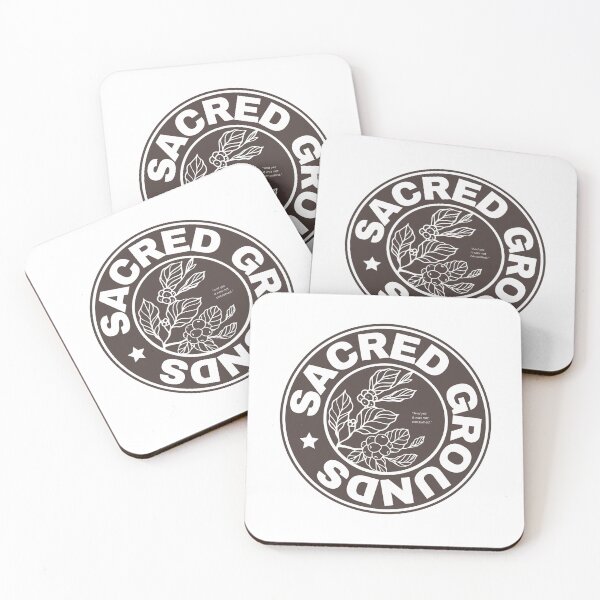 Item preview, Sacred Grounds | Coffee | Cafe Logo | Christian Design designed and sold by SenehDesignCo.