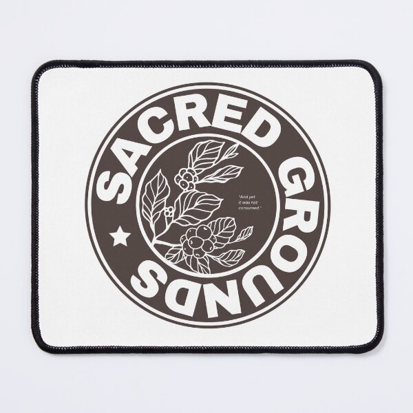 Item preview, Sacred Grounds | Coffee | Cafe Logo | Christian Design designed and sold by SenehDesignCo.