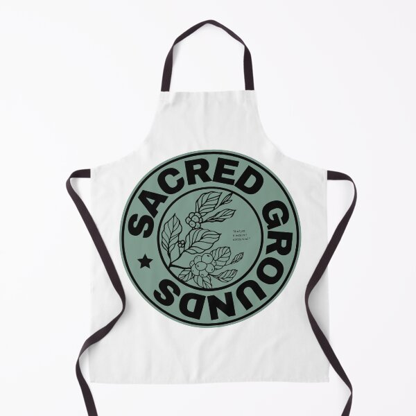Item preview, Sacred Grounds | Coffee | Cafe Logo | Alternate | Christian Design designed and sold by SenehDesignCo.