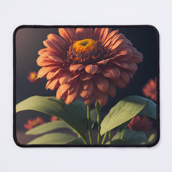 Item preview, Radiant Zinnia Blooms Art Print designed and sold by Tanishq Mundhe.