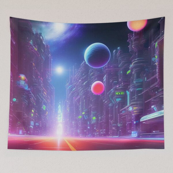 Item preview, Astropunk Metropolis designed and sold by Minpadesign.