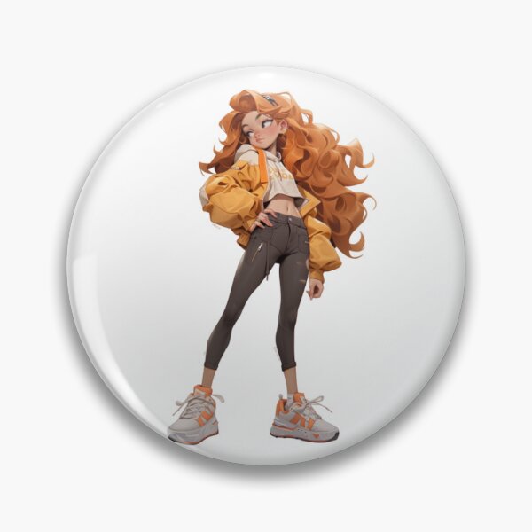 Item preview, Orange haired sport girl designed and sold by mooonstyle.